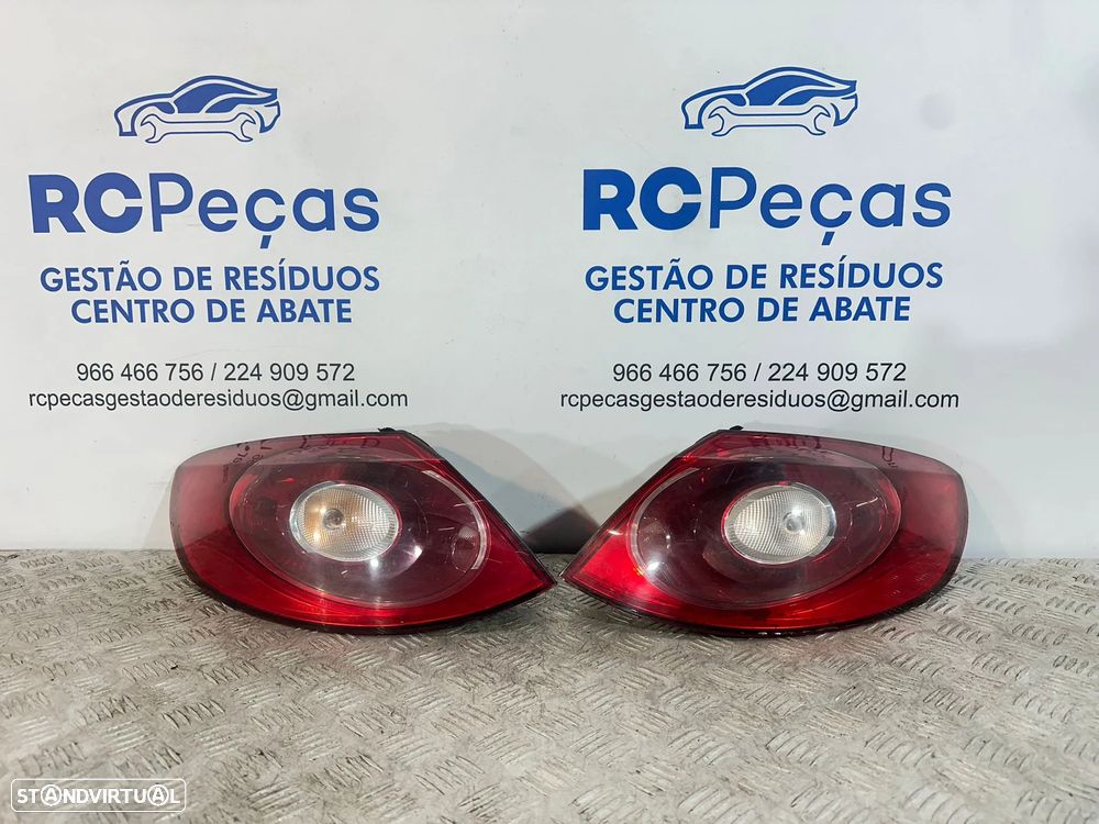 .Conjunto Farolins Tras Traseiro Direito Esquerdo Originais Volkswagen Passat CC B6 3C8945096D 3C8945095D 2008 - 2016 - 2