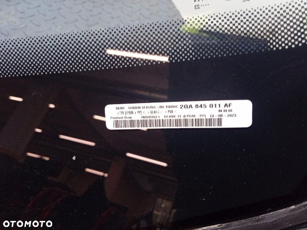 VW T-ROC I 17- SZYBA CZOŁOWA PRZEDNIA 2GA845011AF 23R - 6