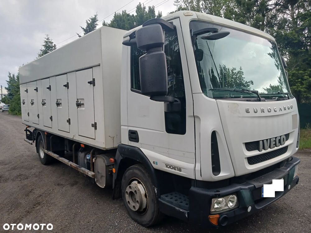 Mitsubishi Canter Fuso 9C18 2018r 299 tyś km Chłodnia Mroźnia Agregat CARRIER Supra 550 - 8