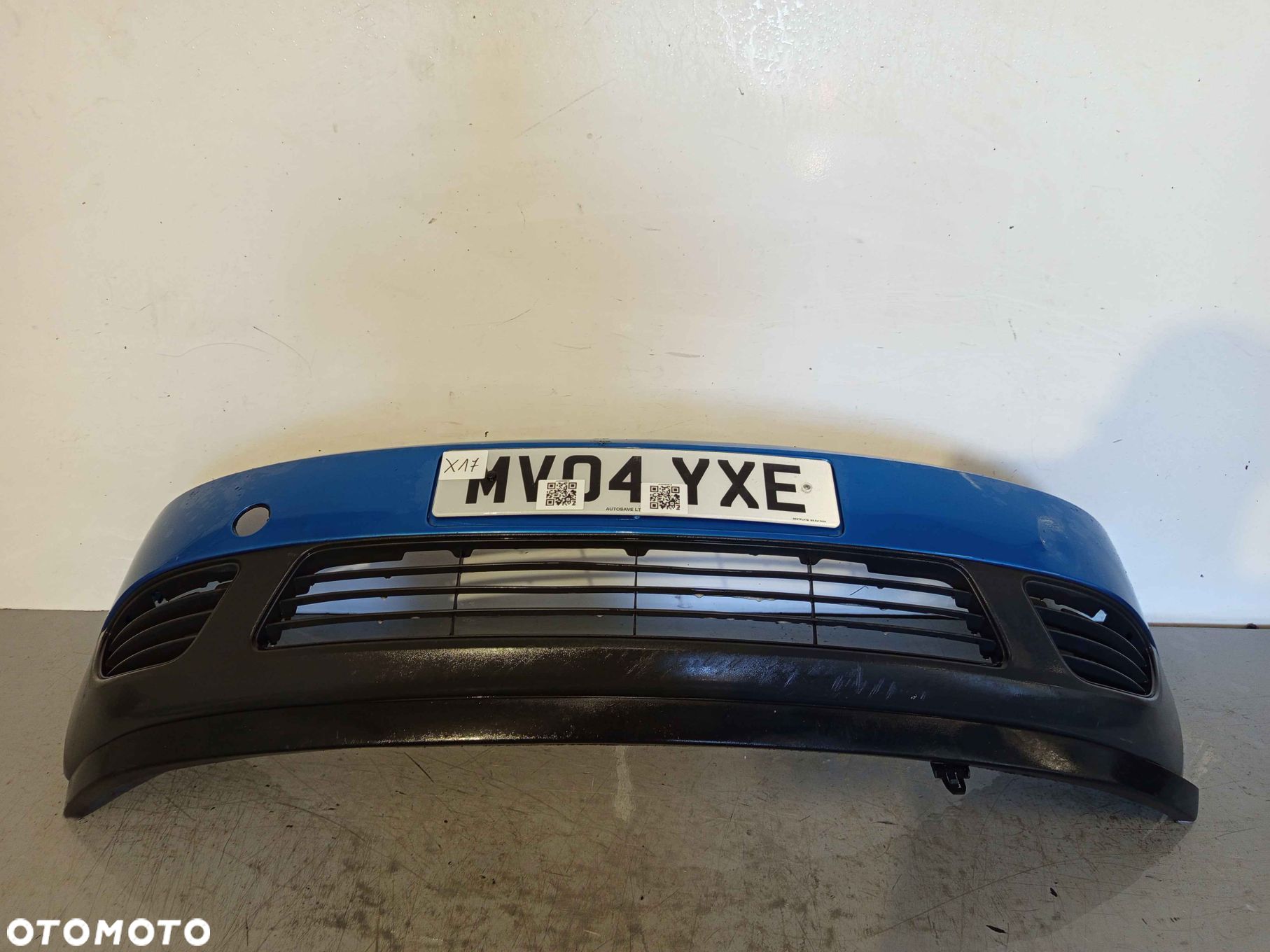 + ZDERZAK PRZÓD PRZEDNI FORD FIESTA MK.6 6 VI BŁĘKITNY MORSKI - 1