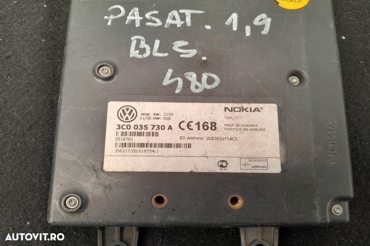 Modul Bluetooth 3C0035730A 3C0035730A Volkswagen VW Passat B6 [2005 - - 2