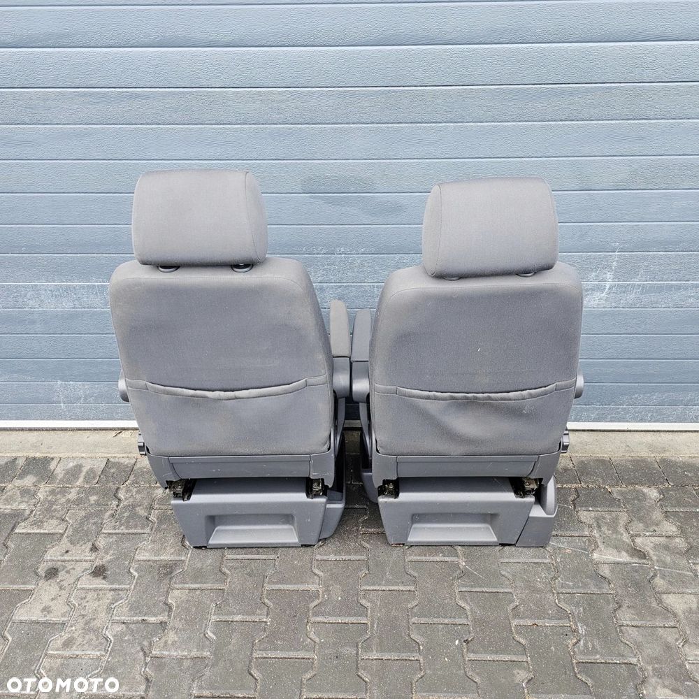 VW T5 T6 CARAVELLE fotel fotele kierowca pasażer podstawa przód ANTRACYT - 5