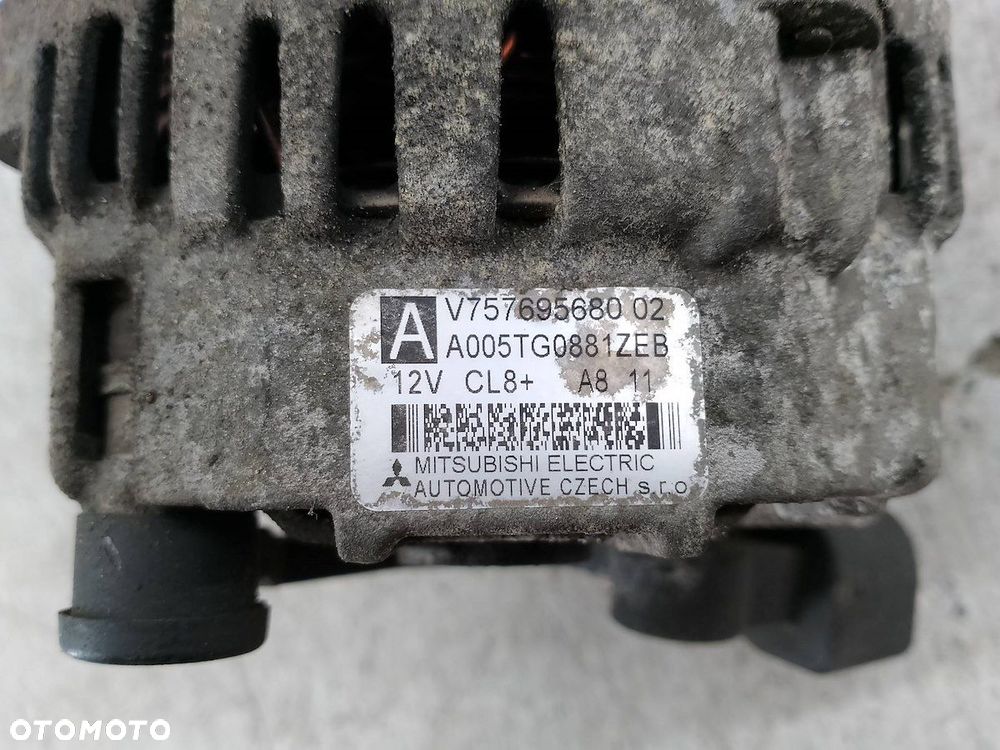 ALTERNATOR PEUGEOT 207 V75769568002 A005TG0881ZEB 1.6 VTI - 2