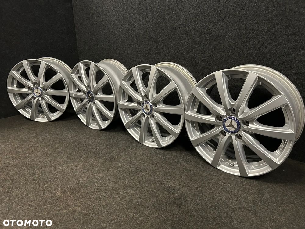 Alufelgi Mercedes A-Klasa W169, W176, B-Klasa W245, W246, Vito 16 cali 5x112 4szt. Łądne z czujnikami! - 1