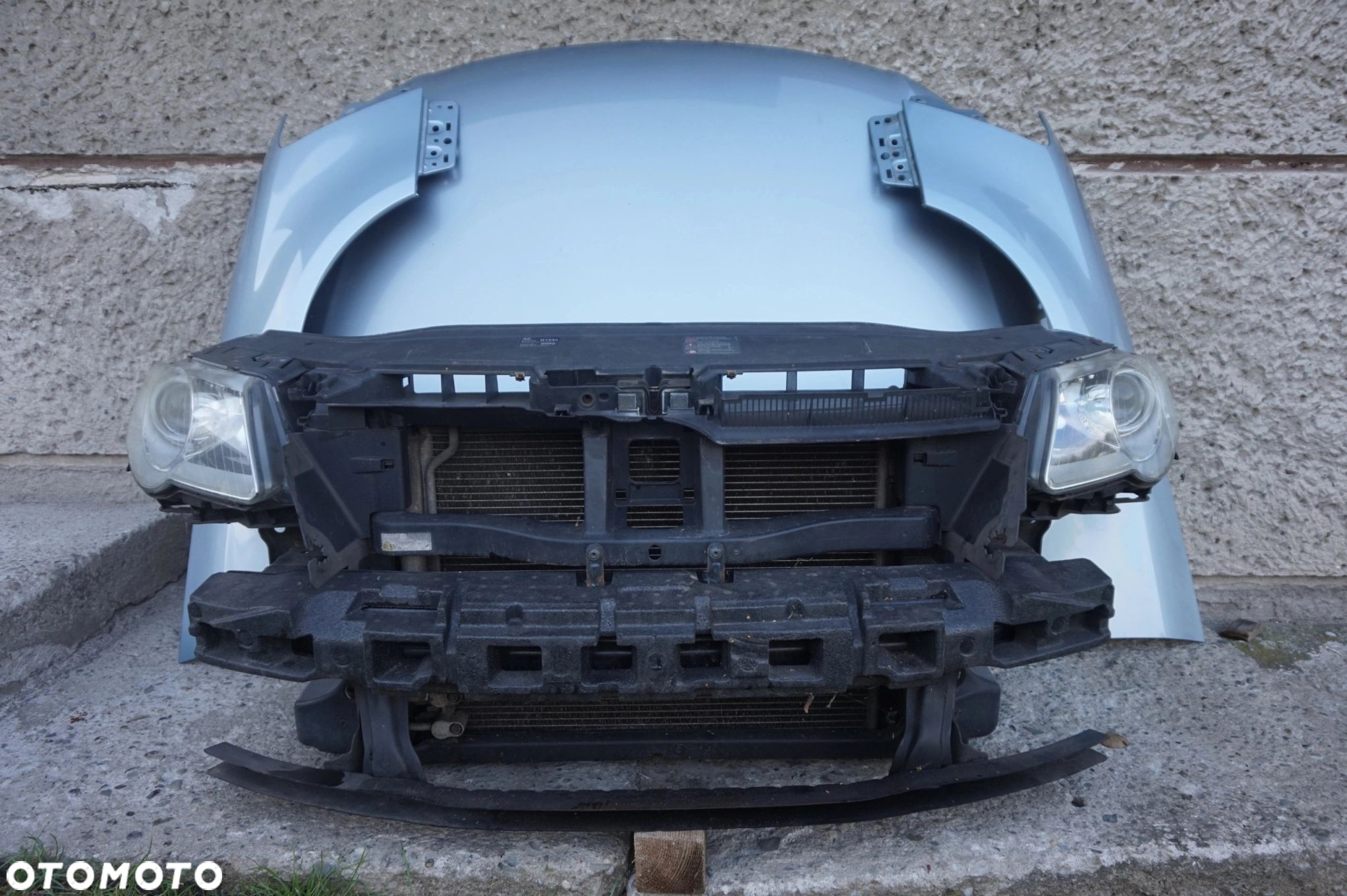 ZDERZAK MASKA BŁOTNIK KOMPLETNY PRZÓD VW PASSAT B6 - 5