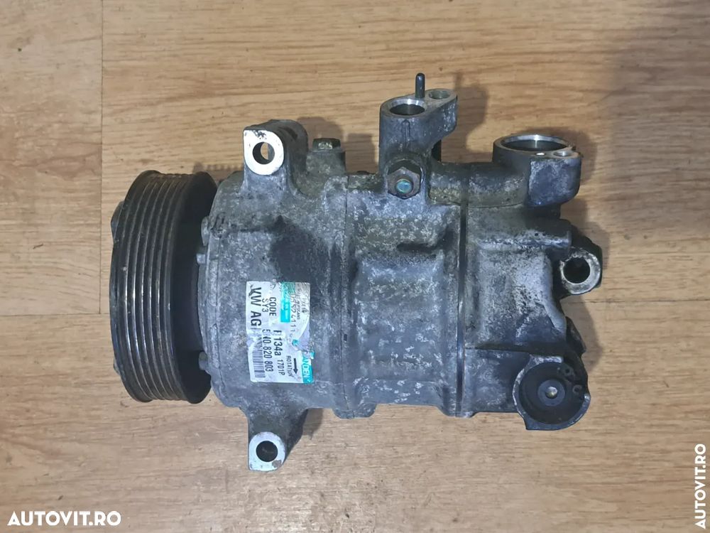 COMPRESOR CLIMA AC AER CONDITIONAT SANDEN ORIGINAL VAG VW Golf Passat Jetta Tiguan AUDI A3 Q3 SKODA Octavia SEAT Leon - Cod 5N0820803 - 3