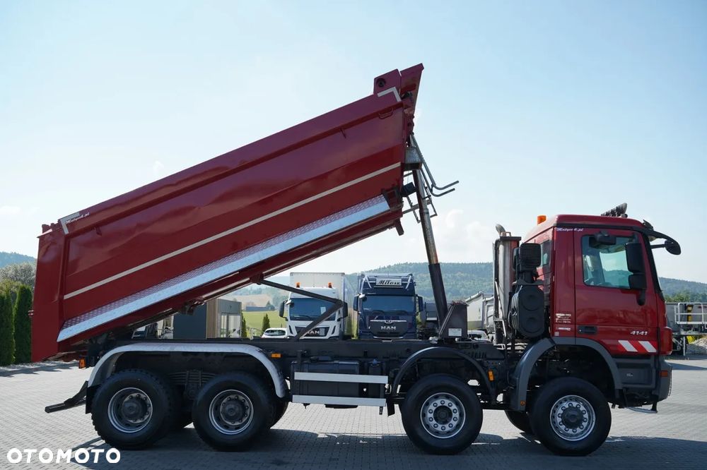 Mercedes-Benz ACTROS 4141 / 8X6 / WYWROTKA TYLNOZSYPOWA / MEILLER KIPPER 5.3M / MANUAL / PO KONTRAKCIE SERWISOWYM - 6