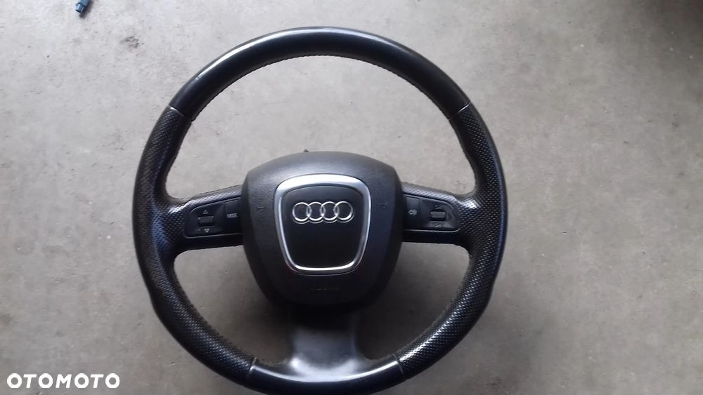 kierownica skórzata trójramienna 4F0419019AP A6 C6 - 3