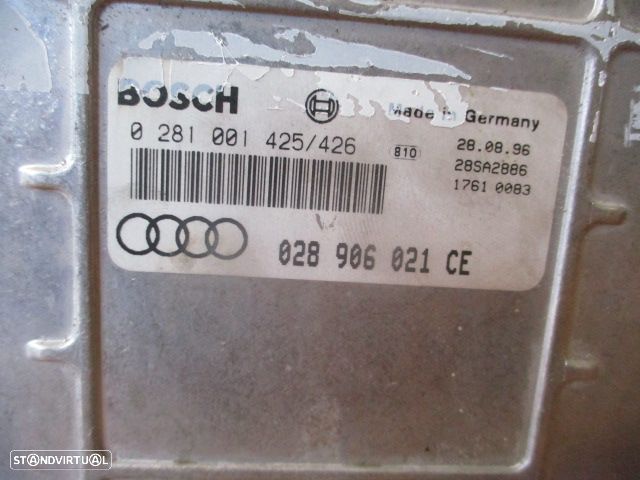 Centralina 028906021CE 0281001425/426 AUDI A4 B5 AVANT 1996 1.9Tdi BOSCH   AUDI A4 1996 1.9TDI 110CV 5P VERDE - 2