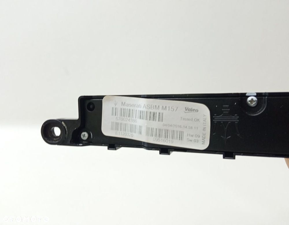 PANEL PRZEŁĄCZNIKÓW MASERATI GHIBLI M157 670024386 - 3