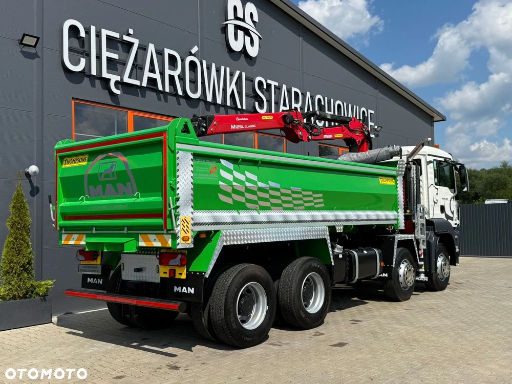 MAN MAN TGS TGX 35.400 // 8x4 // E5 // wywrotka kiper + HDS z czerpakiem / - 6
