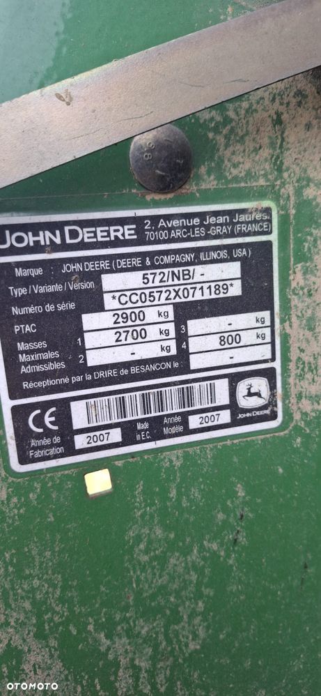 John Deere Prasa John 572 - 14