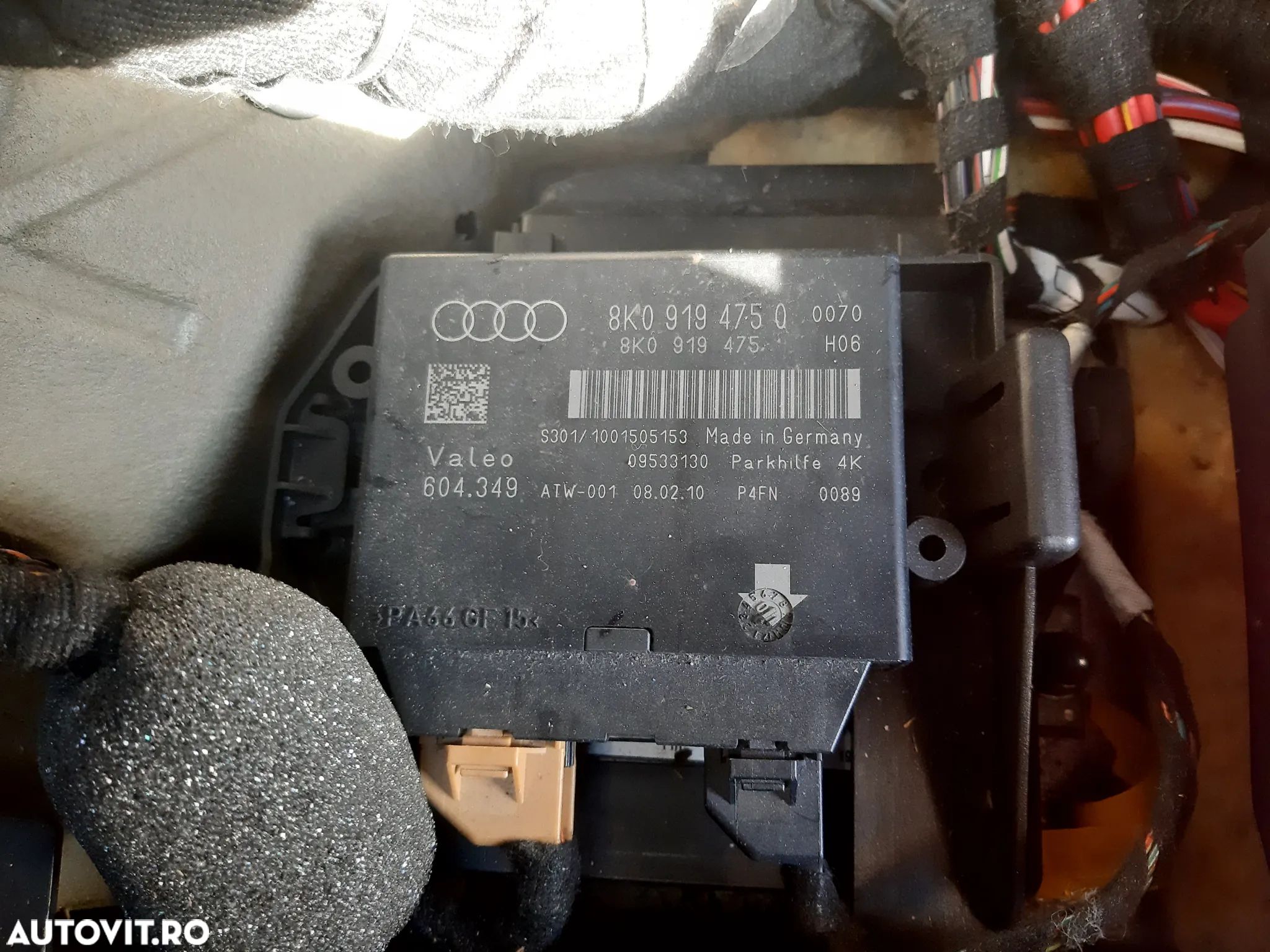 Calculator modul senzori parcare AUDI A4 B8 / A5  cod 8K0919475Q - 1