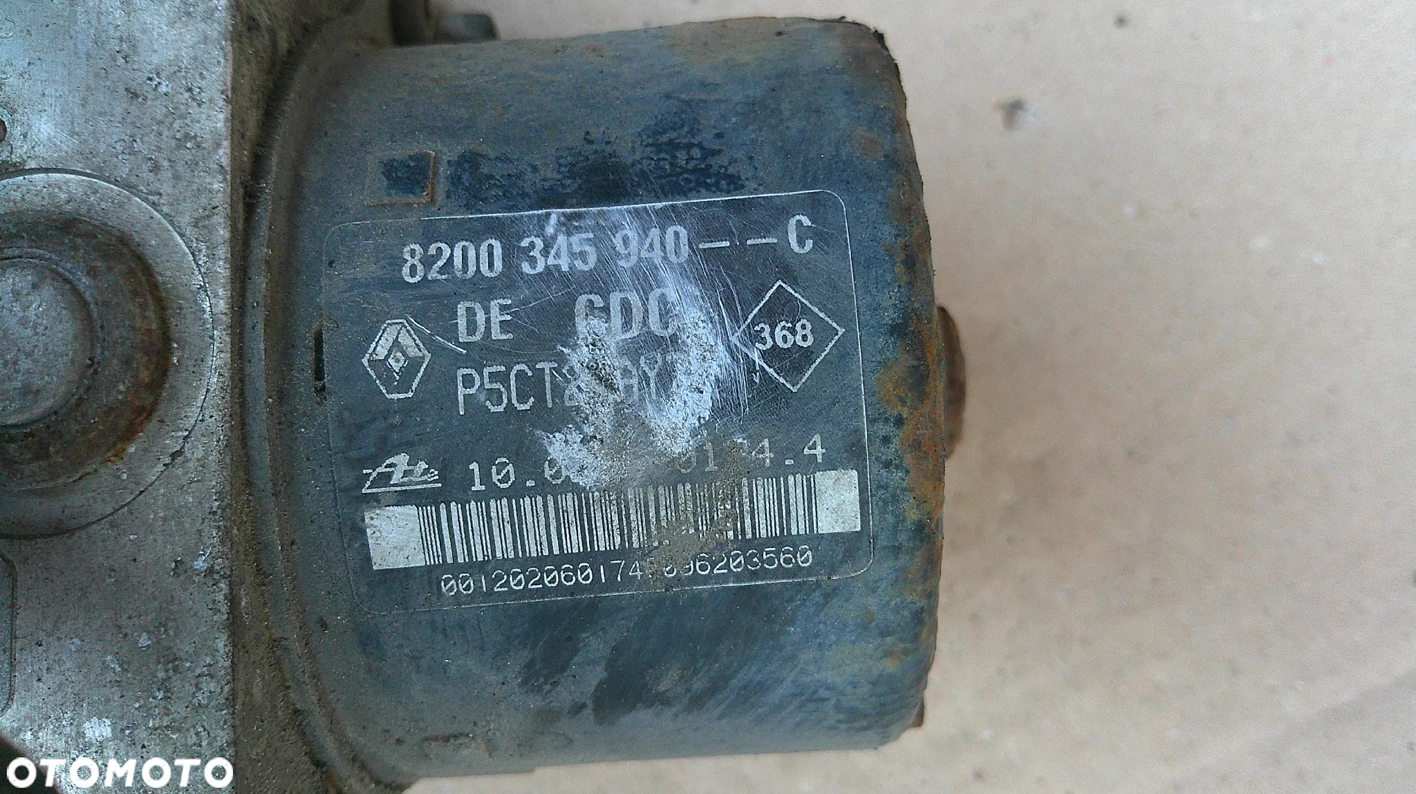 RENAULT ESPACE IV POMPA ABS STEROWNIK 8200345940C - 2
