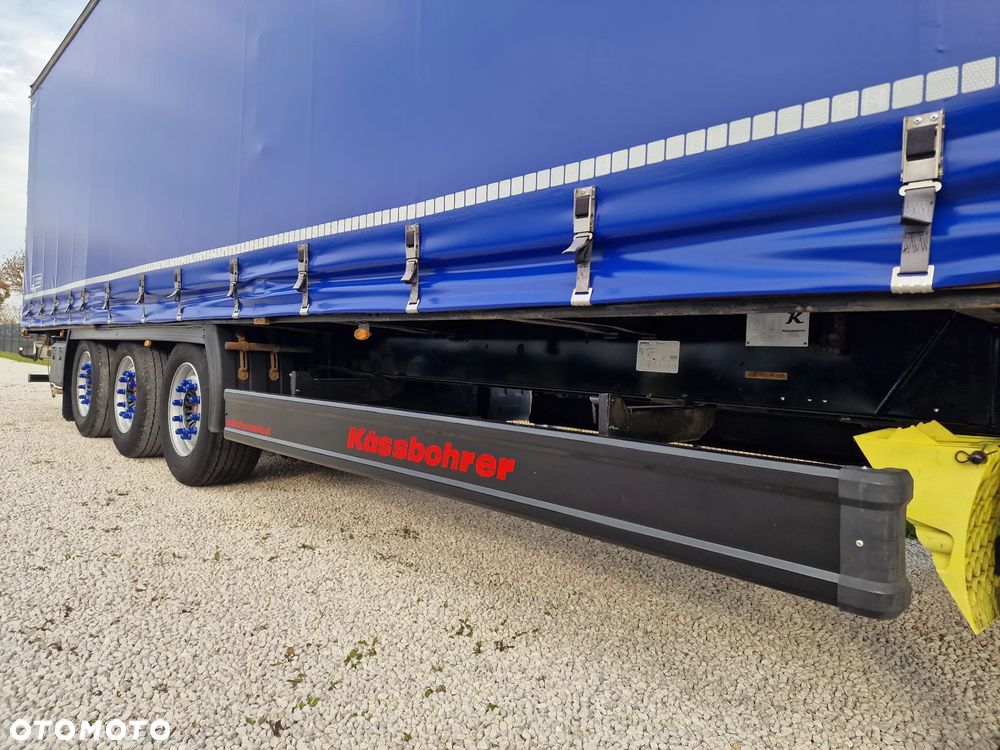 Kassbohrer Naczepa PÓŁMEGA - SAF - OŚ PODNOSZONA - RAMA ORYGINAŁ - NOWE PLANDEKI - 3