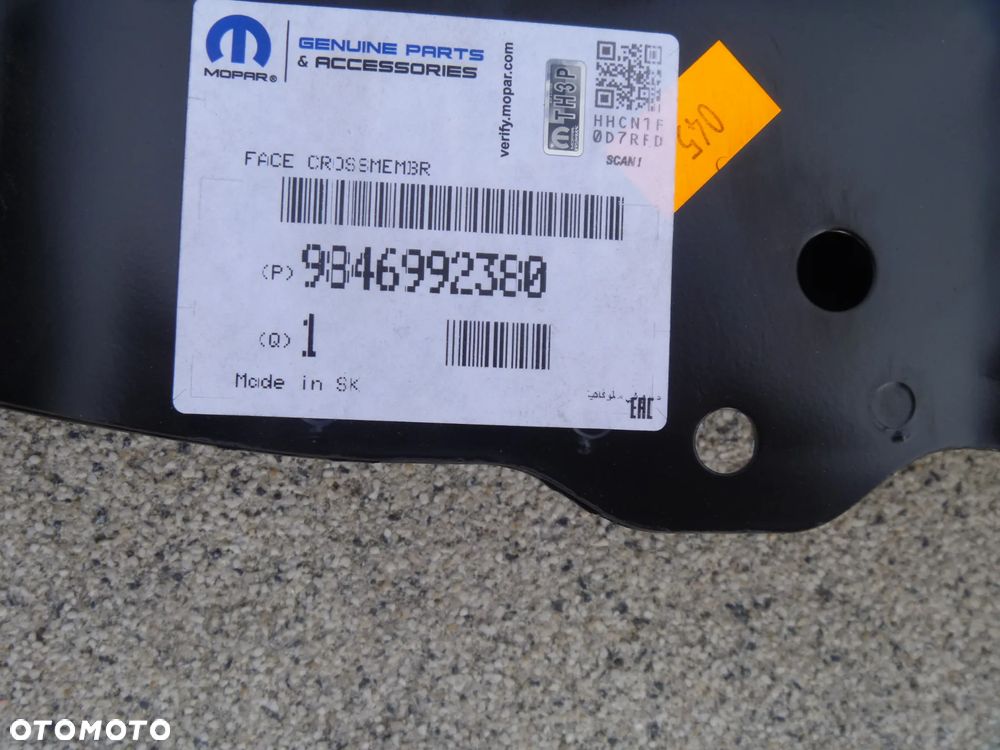 CITROEN C3 IV EC3 2024-BELKA GÓRNA WZMOCNIENIE ORYGINAŁ 9846992380 NOWA - 5
