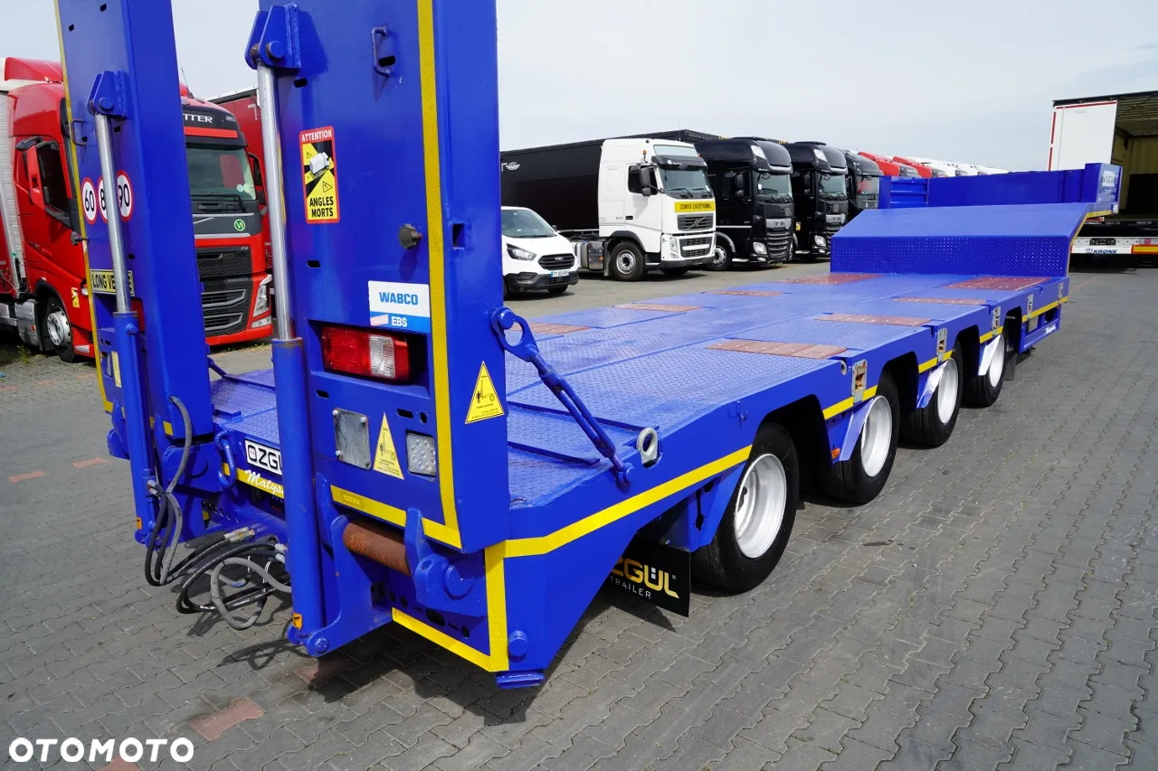 Faymonville OZGUL  NACZEPA LAWETA / LW4 / NISKOPODWOZIOWA / POSZERZANA / 4 OSIE /  12 M / NAJAZDY HYDRAULICZNE / SPROWADZONA - 15