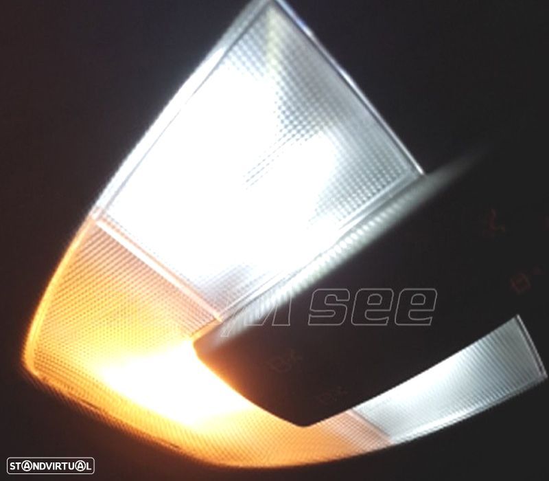 KIT COMPLETO DE 12 LAMPADAS LED INTERIOR PARA MERCEDES CLASE W169 A150 A160 A170 A180 A200 05-12 - 4