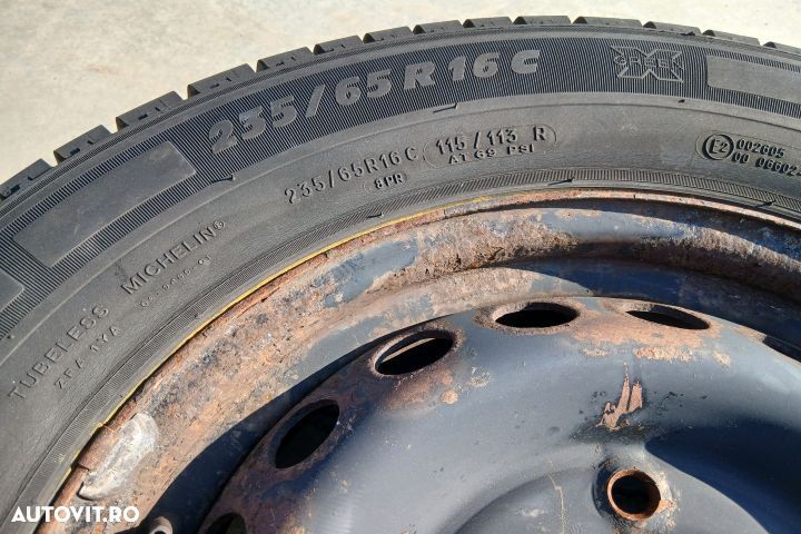 Janta tabla cu anvelopa 16 235/65 R16 C 61/2JX16X60 BK21-1007-FB BK21 - 3