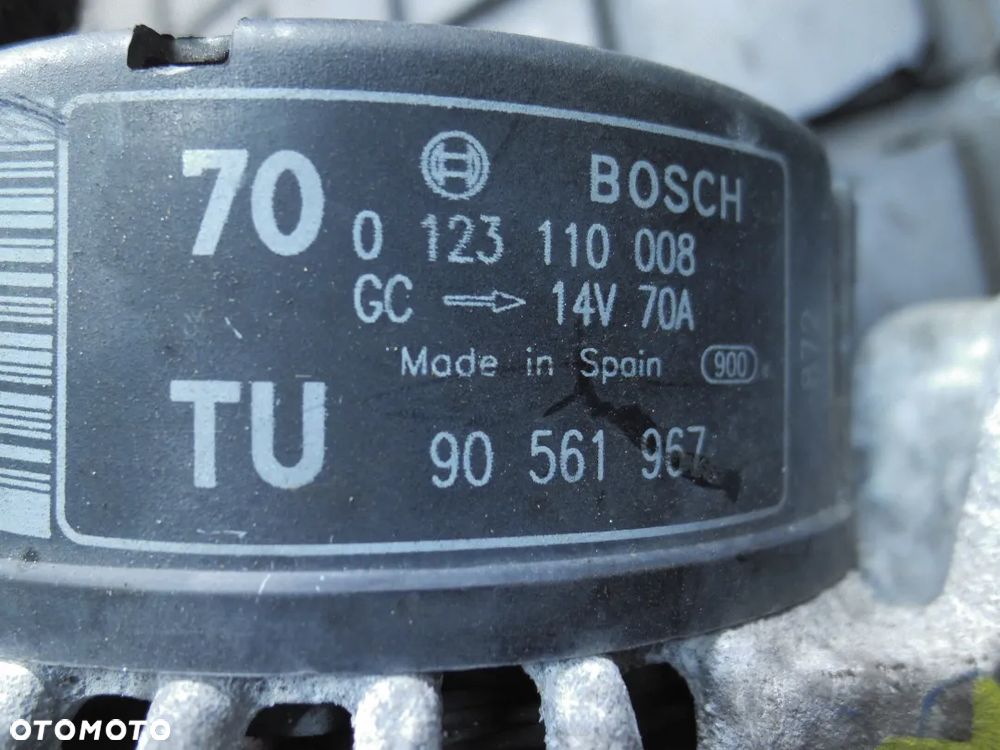 OPEL CORSA B 1.0 1.2 ALTERNATOR 0123110008 90561967 - 3