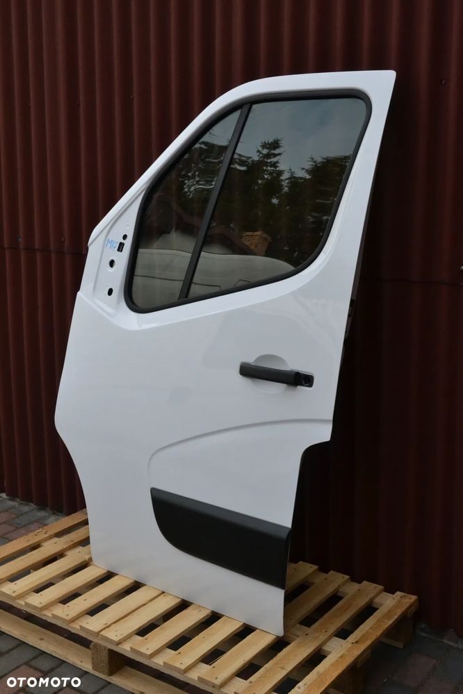 RENAULT MASTER III IV DRZWI PRZEDNIE PRZOD PRZÓD LEWE LEWY  KIEROWCY  BIALE BIAŁE 2020 - 3