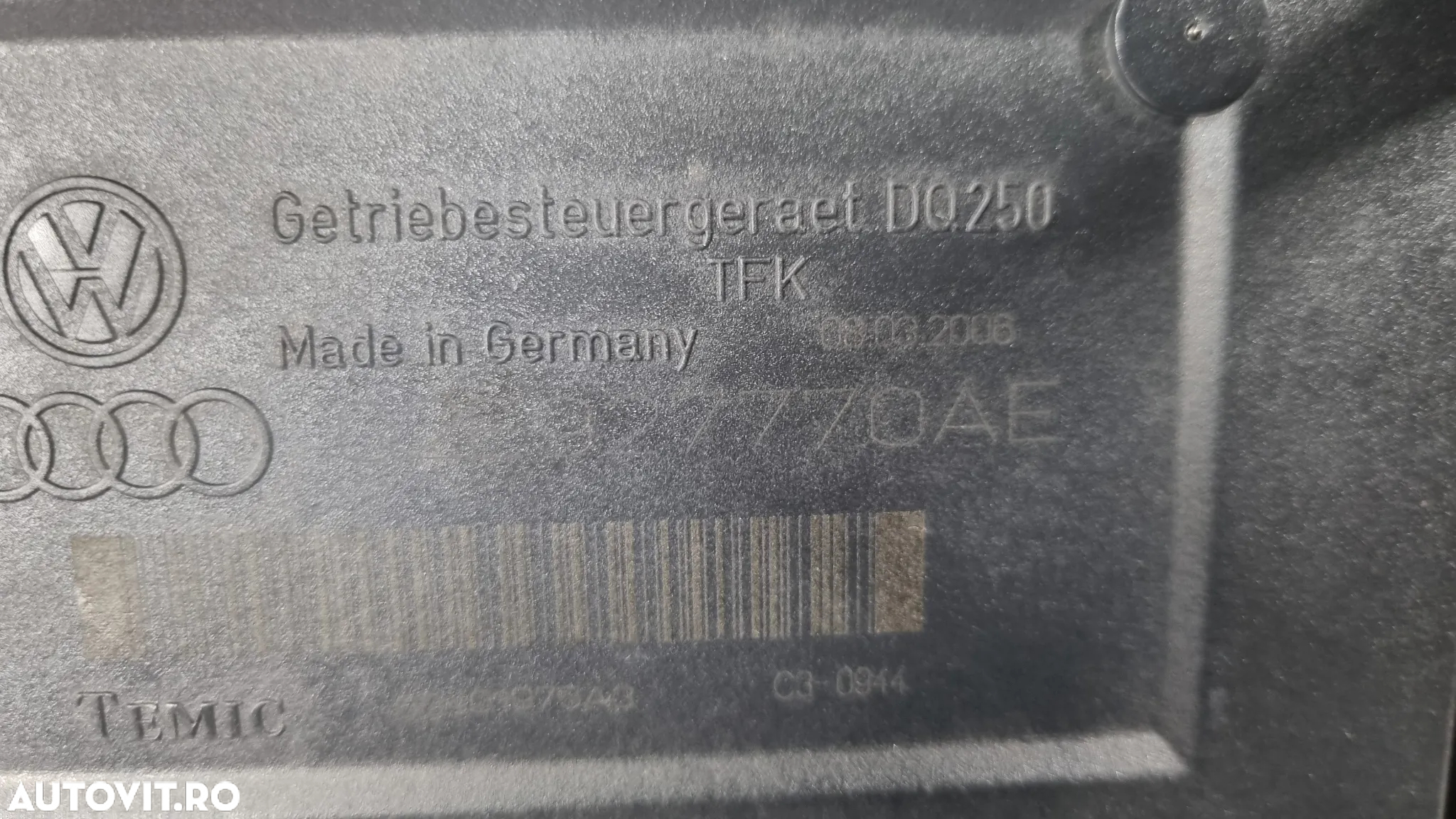 Mecatronic Bloc Hidraulic 02E927770AE DSG DQ250 02E 6 viteze / SEAT LEON / ALTEA / 1.9TDI / 2.0TDI / 2005+ - 2