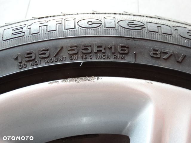 Koła Lato 16 Felgi Aluminiowe BMW Styling 377  7Jx16 ET40 Reflexsilber Opony Good Year Efficient 195/55R16 87V - 4