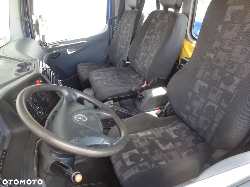 Mercedes-Benz ATEGO 4x2 1224 WYWROTKA KIPER miller + HDS dzwig żuraw PALFINGER + CZERPAK + WIDŁY // NISKI Potwierdzony przebieg!!! - 6