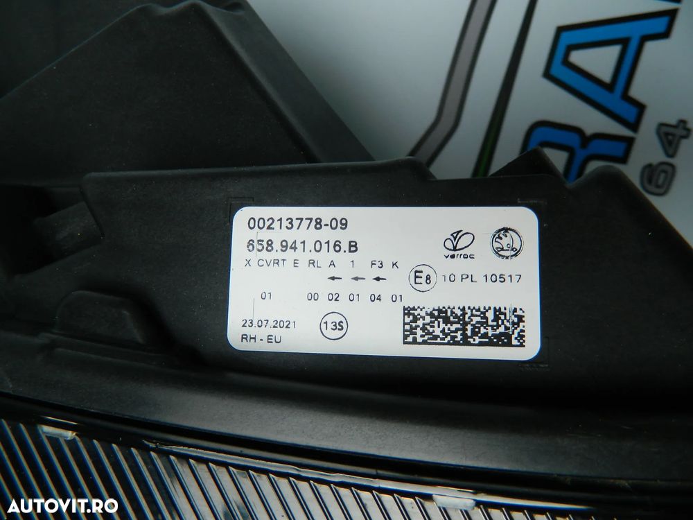 Far dreapta Full LED Skoda Kamiq model 2019-2023 cod 658941016B - 5
