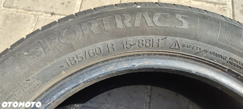 OPONY LETNIE 185/60R15 VREDESTAIN GIUGARO SPORTRALS (0917) LATO 2 SZTUKI PARA - 5