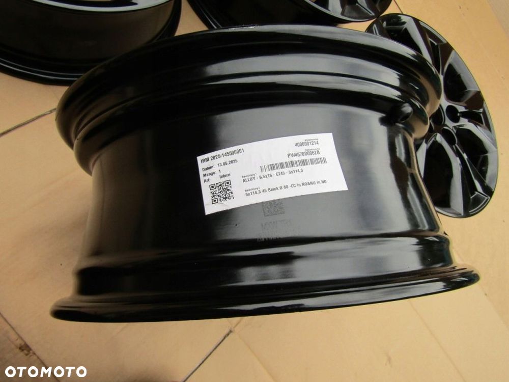 Felgi 16 Toyota Auris I II Avensis II Prius Verso Corolla RAV4 5x114,3 ET45 - 15