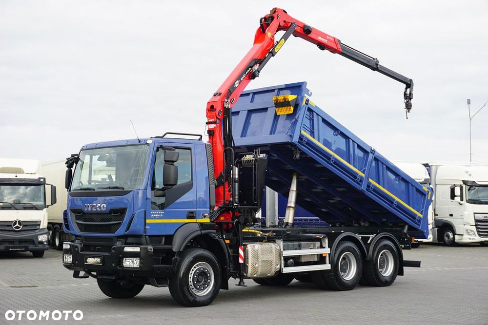 Iveco TRAKKER / 380T41 / E 6 / WYWROTKA + HDS / 6 X 4 / ROTATOR - 1
