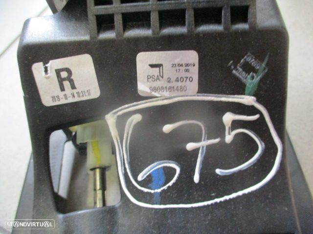 Selector De Velocidades 9808161480 CITROEN C3 3 FASE 1 2019 1.2I 83CV 5P BRANCO 5 VELOCIDADES - 5