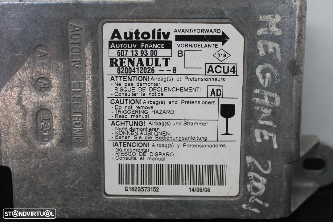 Centralina de Airbag Renault Laguna de 2004 - 2