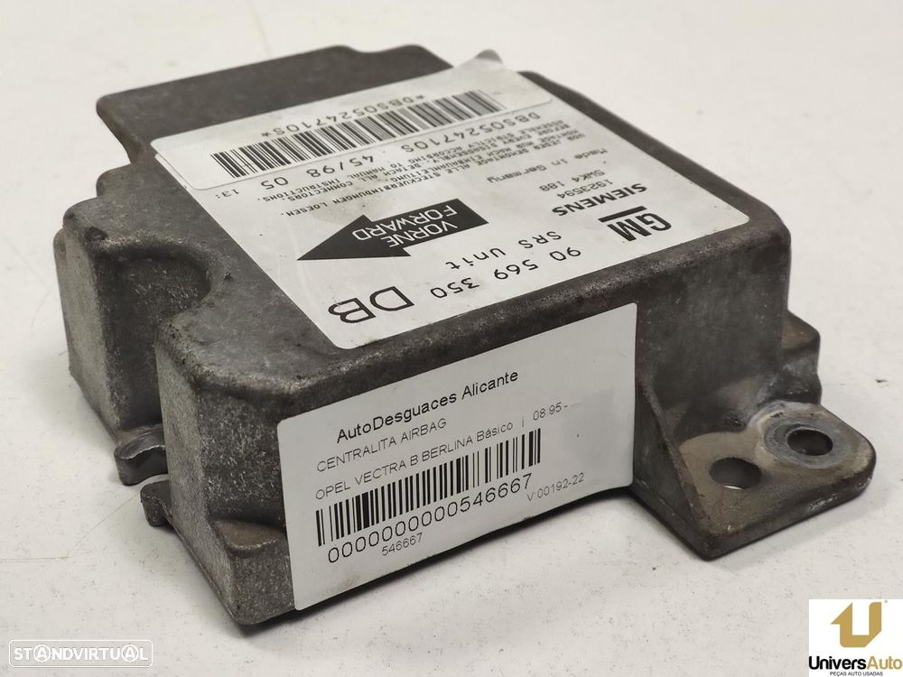 CENTRALINA AIRBAG OPEL VECTRA B 1998 -5WK4188 - 1