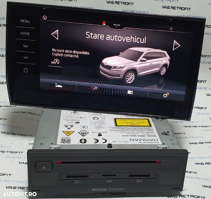 Navigatie Originala SKODA COLUMBUS SKODA Kodiaq Karoq MIB 2.5 Columbus - 2