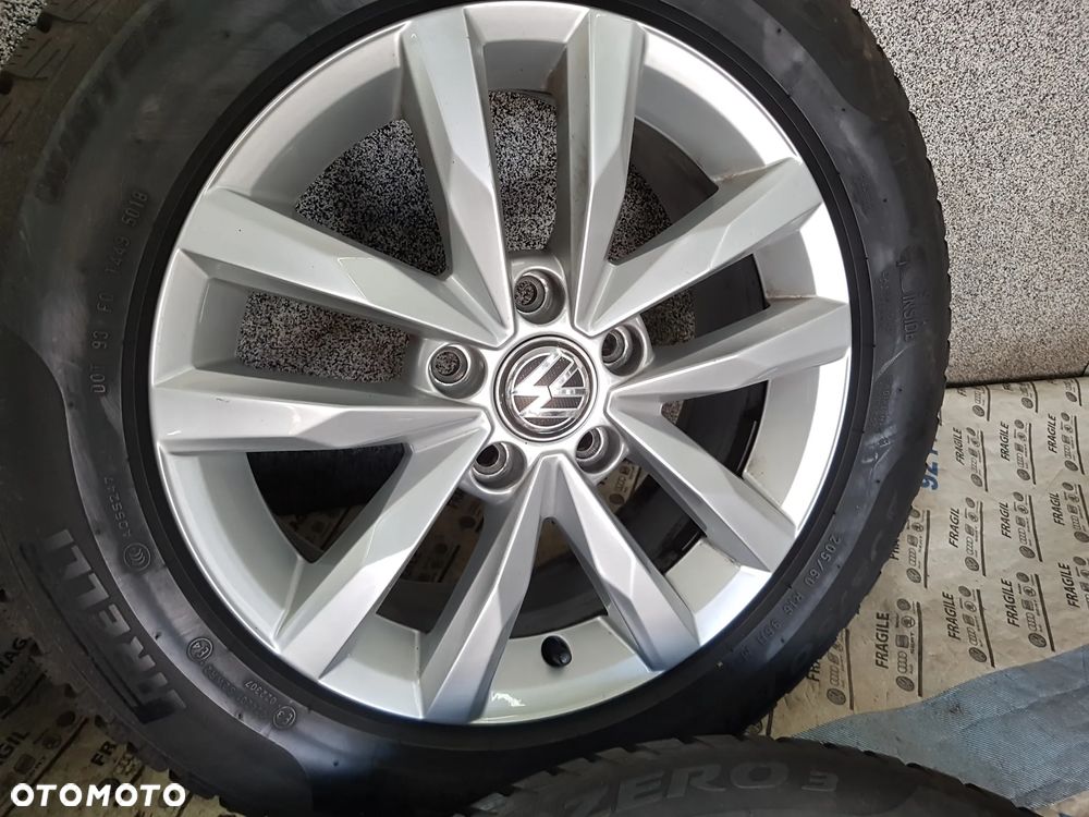 KOŁA ZIMOWE ORYGINAŁ VW GOLF TOURAN CADDY PASSAT  5X112 205/60R16 - 18