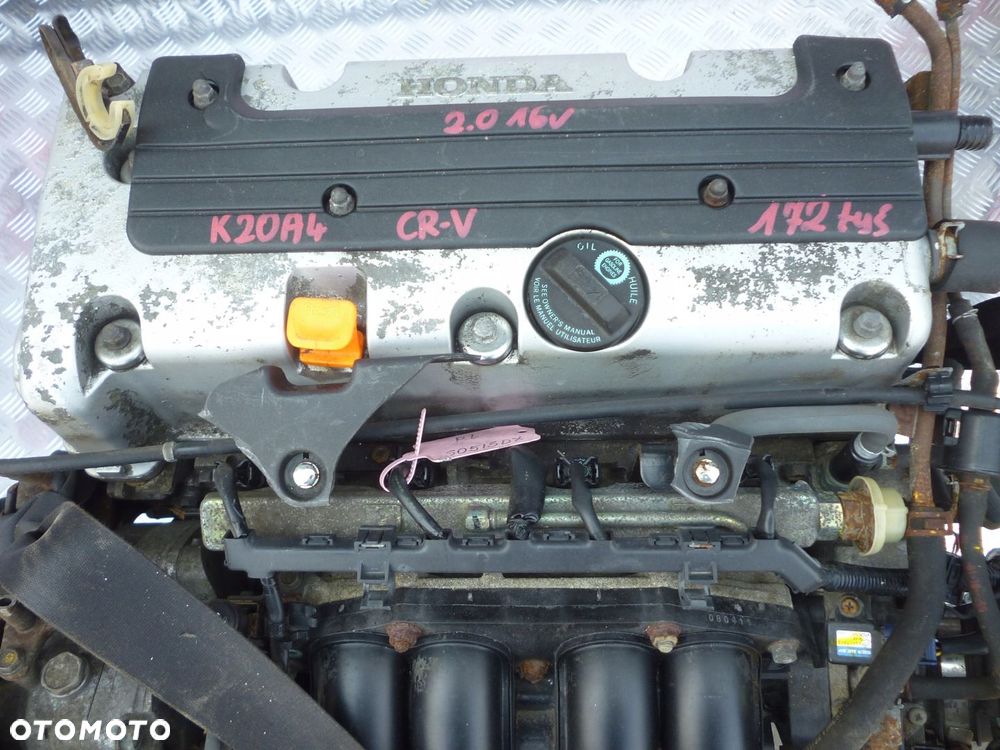 SILNIK HONDA CR-V 2.0 16V K20A4 172 TYS - 2