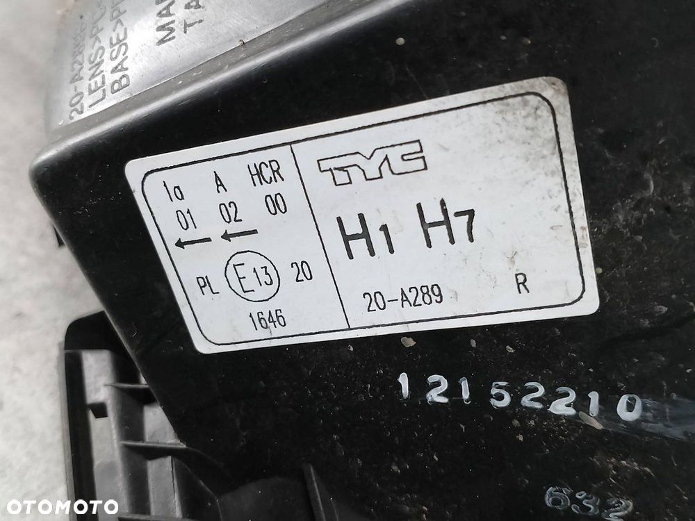 LAMPA PRZÓD PRAWA RENAULT MEGANE II 20-A289 - 7