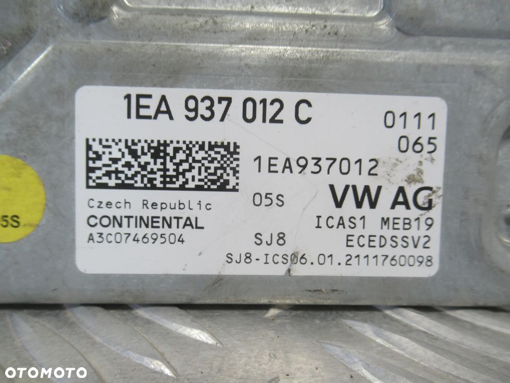 MODUŁ STEROWNIK KOMFORTU VW ID3 ID.3 1EA937012C - 5