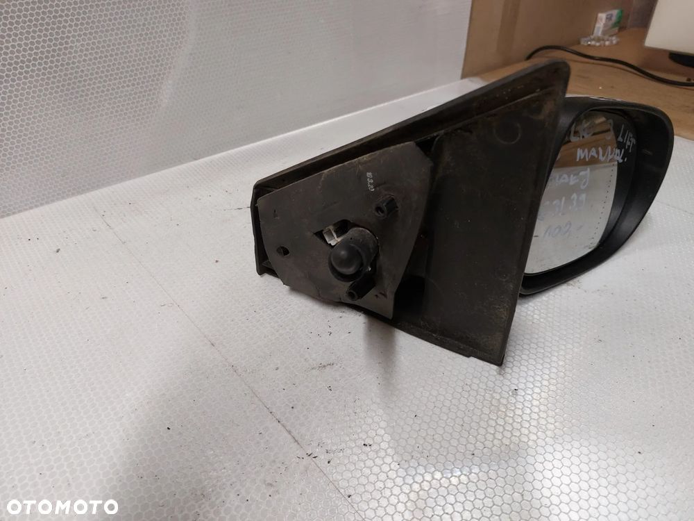 - LUSTERKO MANUALNE PRAWE RENAULT CLIO 3 LIFT FL BIAŁY - 3