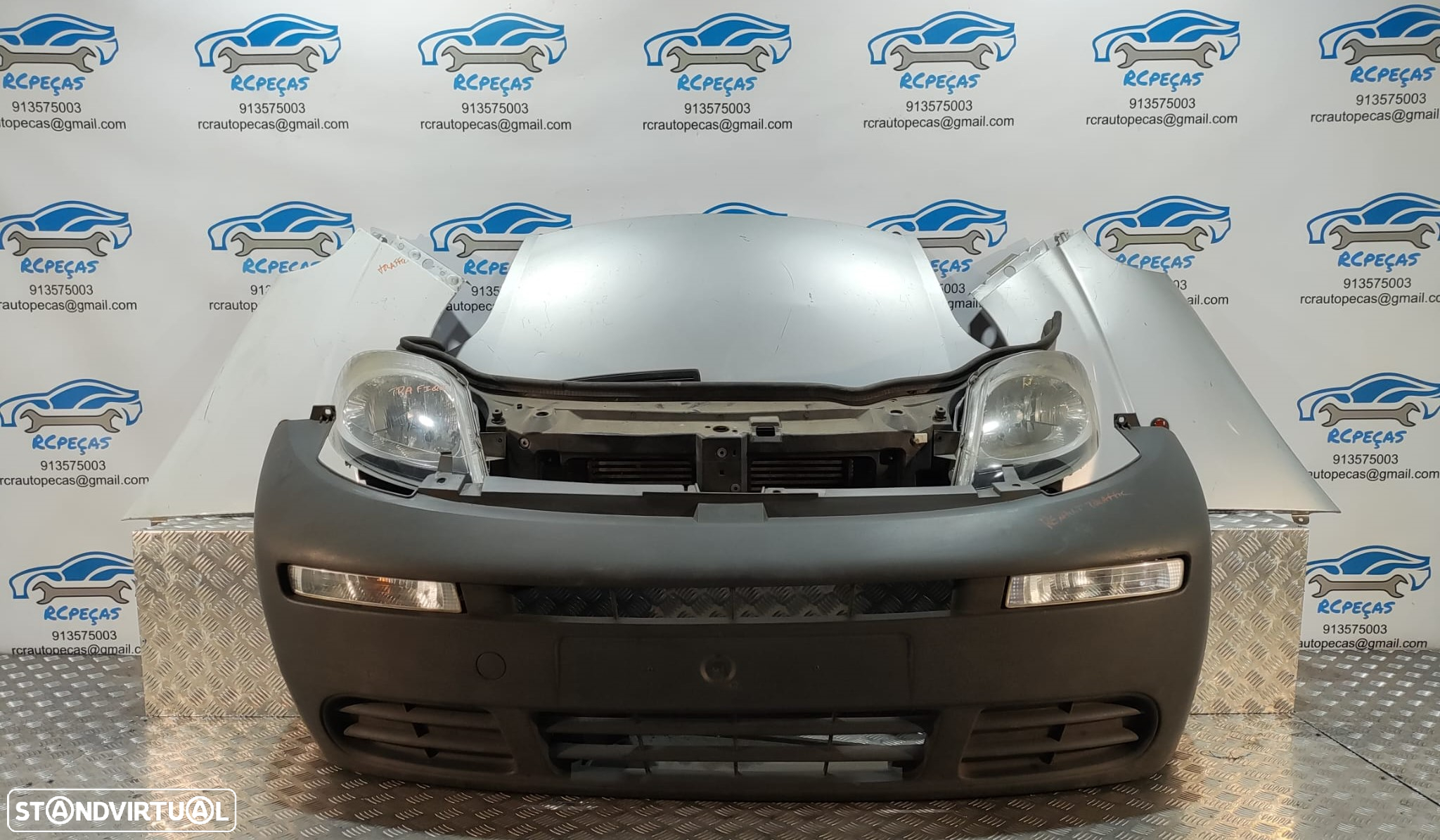 FRENTE COMPLETA OPEL VIVARO A CAPOT PARACHOQUES GUARDA-LAMAS OTICAS RADIADOR VENTILADOR FRENTE FIBRA REFORÇO - 10