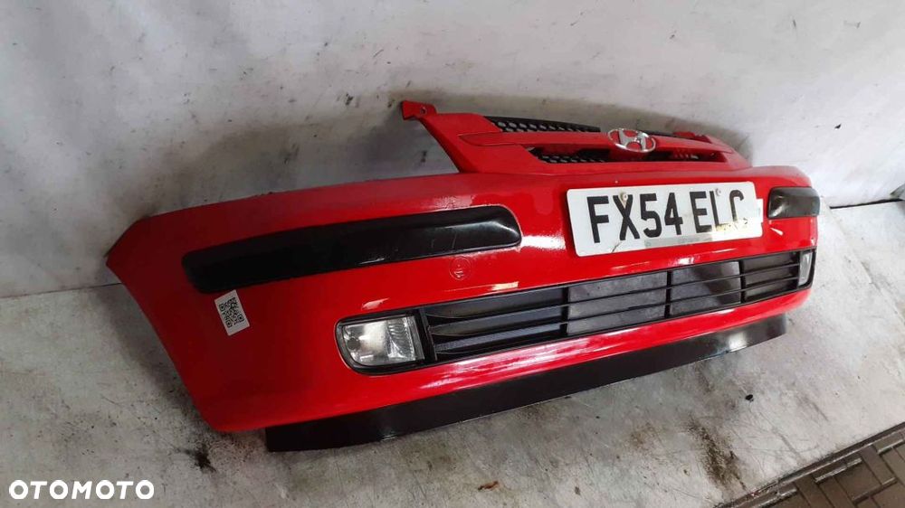 * ZDERZAK PRZÓD PRZEDNI DO HYUNDAI GETZ HALOGENY CZERWONY HL - 4