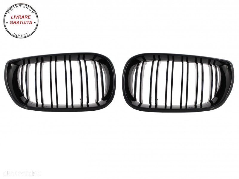 Grile Centrale BMW Seria 3 E46 Facelift (2001-2005) Negru Lucios M Design- livrare gratuita - 2