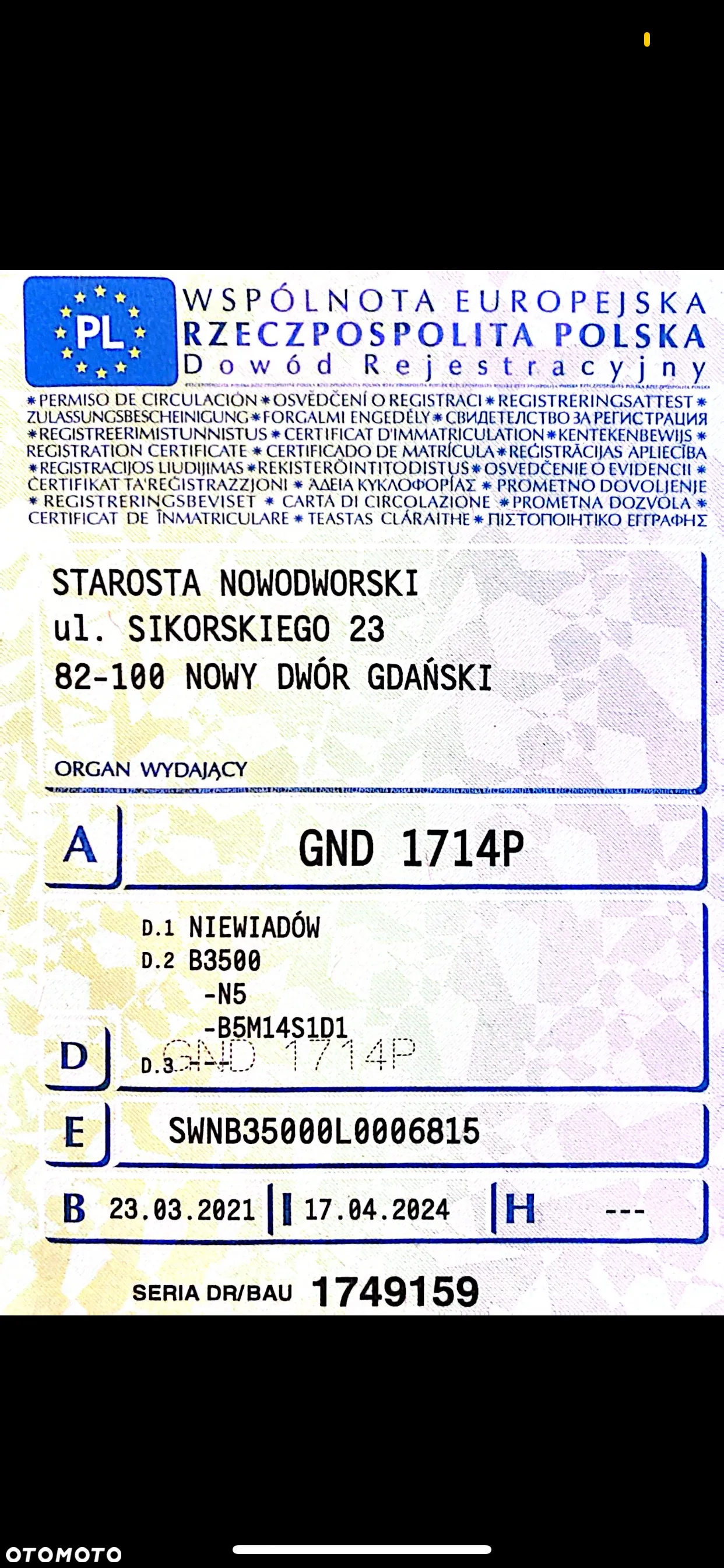 Niewiadów B3500 - 5