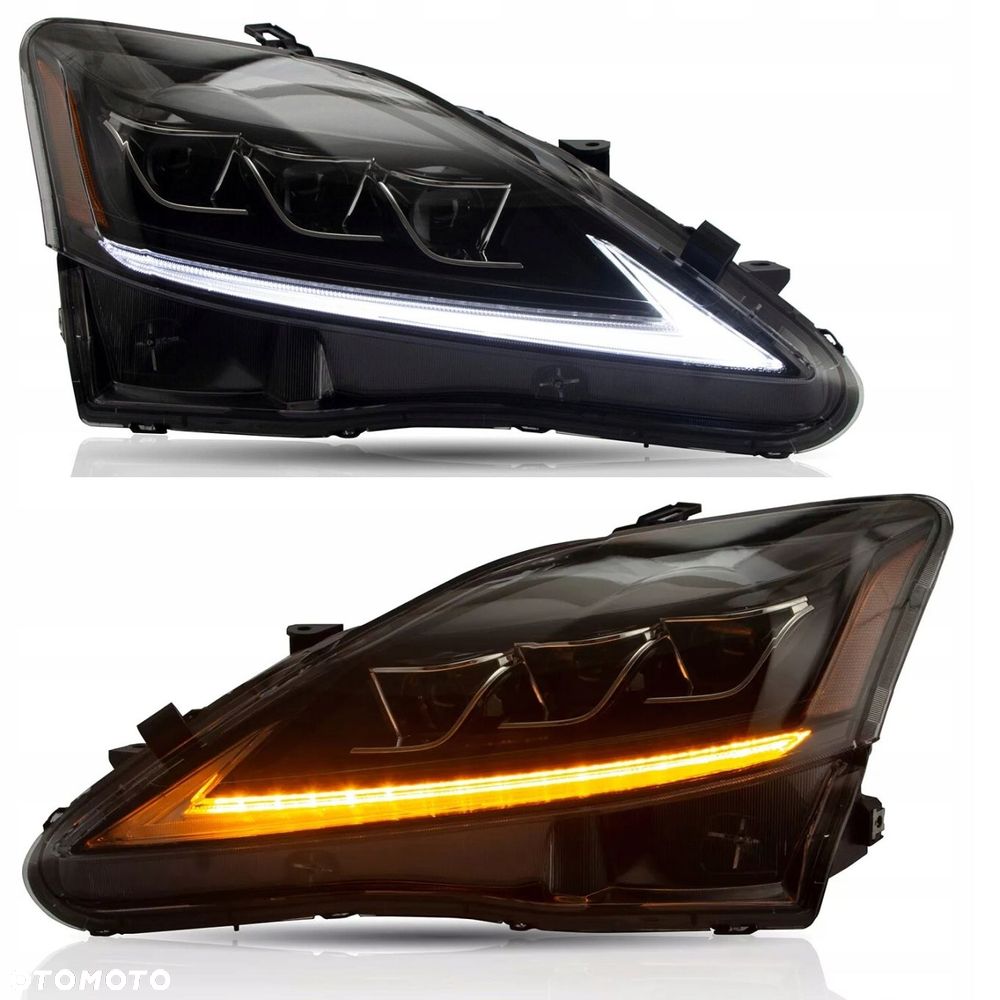 reflektory lampy kpl vland full led neon dts tuning lexus is ii 2 2006-2013 - 3