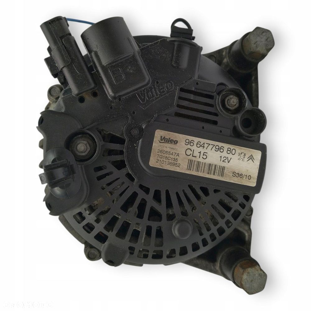 ALTERNATOR Peugeot Partner Berlingo 1.6 HDi 9664779680 Valeo 150A - 6