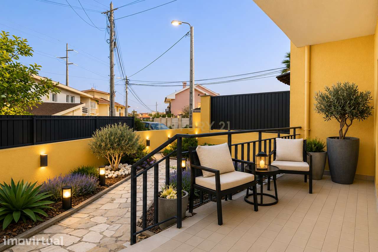 Moradia T3 em Porto Salvo | 213 m² | Garagem | Pátio e Jardim - Grande imagem: 5/59