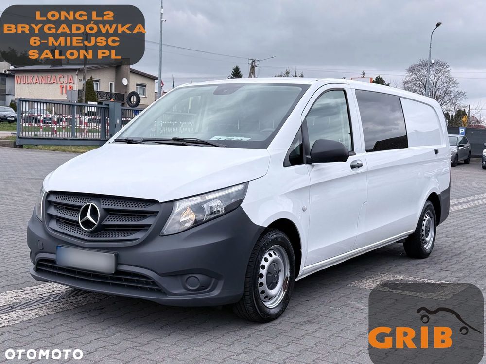 Mercedes-Benz Vito Long L2 Maxi Brygadówka Doka 6-miejsc Salon PL, Jeden Właściciel - 1