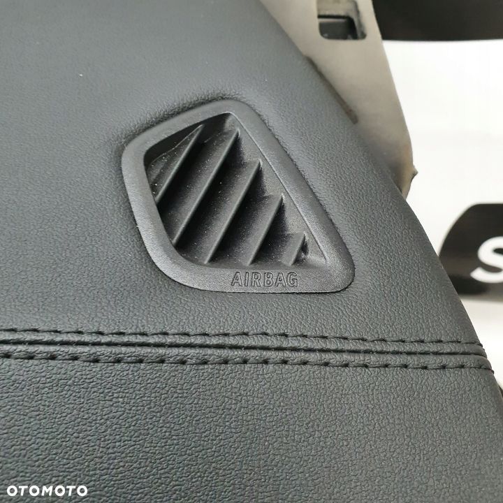 BMW G30 G31 DESKA ROZDZIELCZA SKÓRZANA NITKA KONSOLA KOKPIT PULPIT PODUSZKI AIRBAG AIR BAG PASY KIT SET - 5